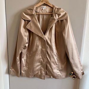 Travelsmith Gold Satin Travel Jacket- Women’s